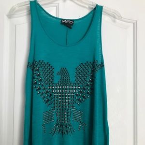 Eagle print tank top